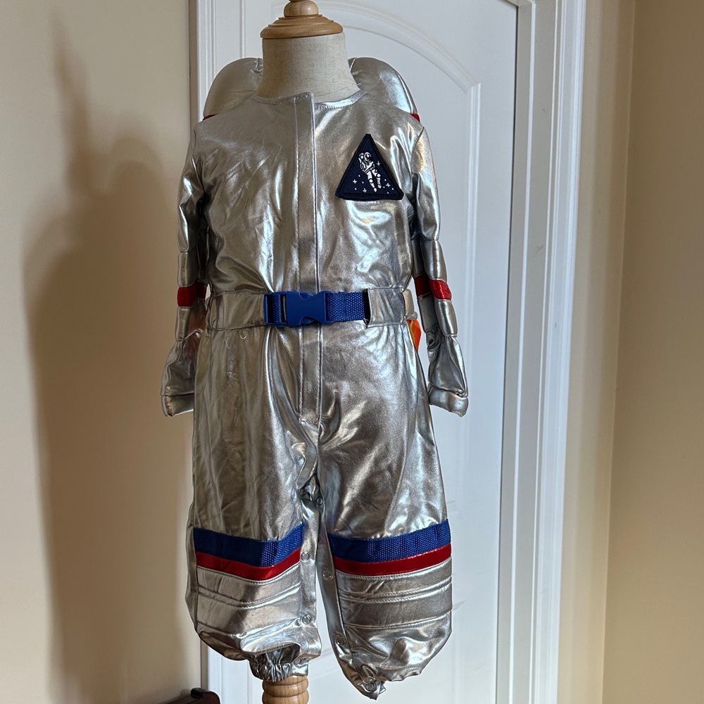 Pottery Barn Kids Astronaut Costume with Blue Belt
